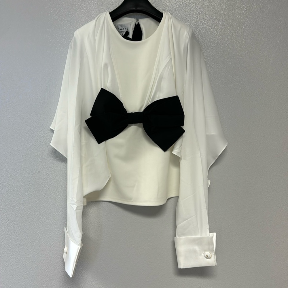 Edward Achour Bow Blouse